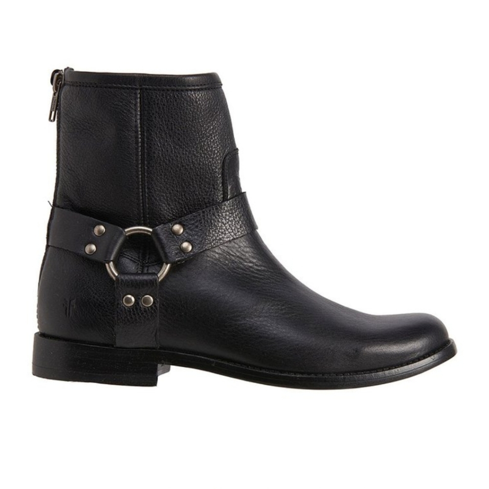 Frye Portia Harness Short Leather Boots - 6.5 - Picture 5 of 16